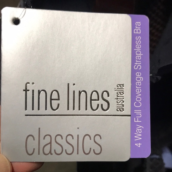 Fine Lines 4-way convertible strapless bra 34E NWT - Picture 6 of 7